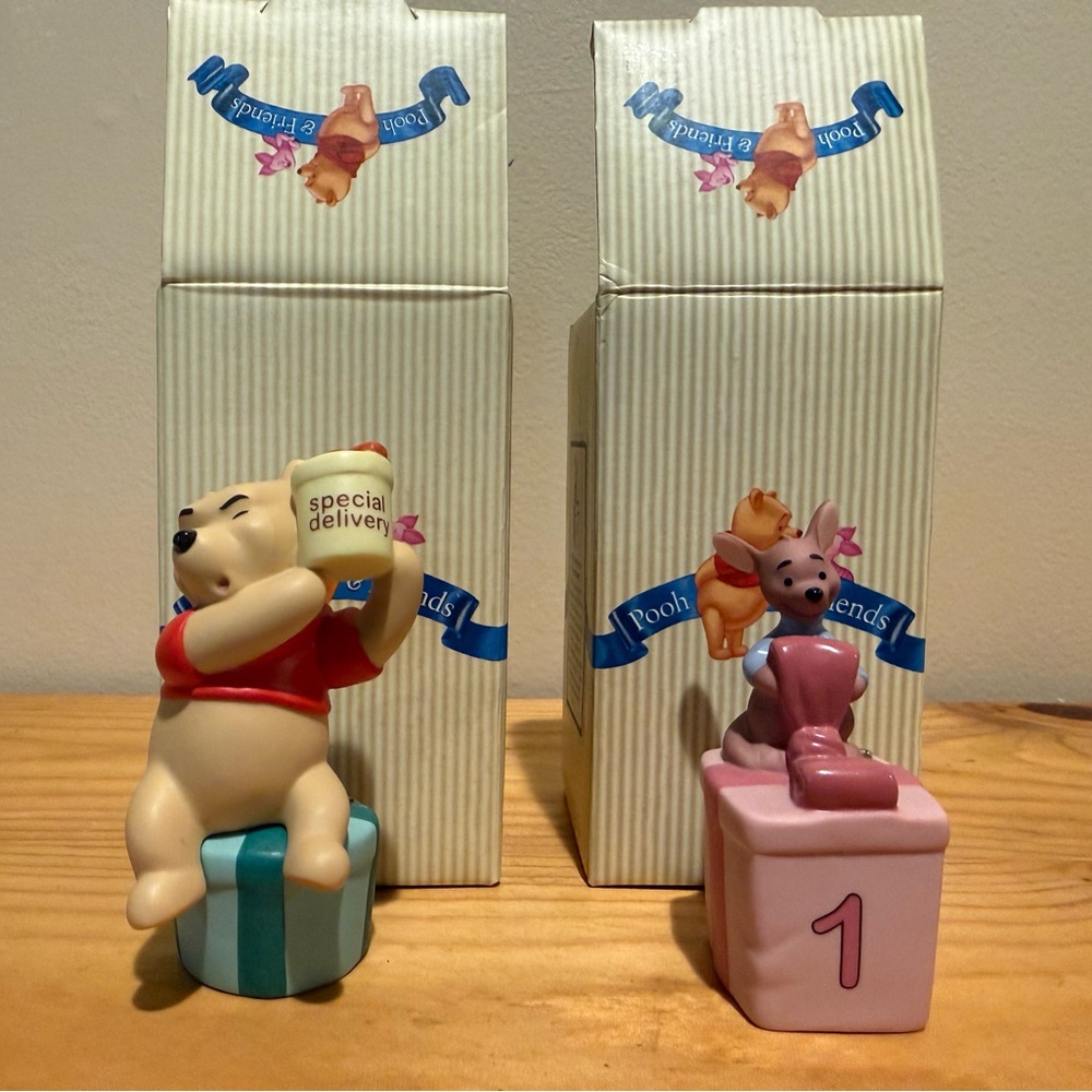 Disney Winnie the Pooh porcelain collectibles - Newborn & 1 year old